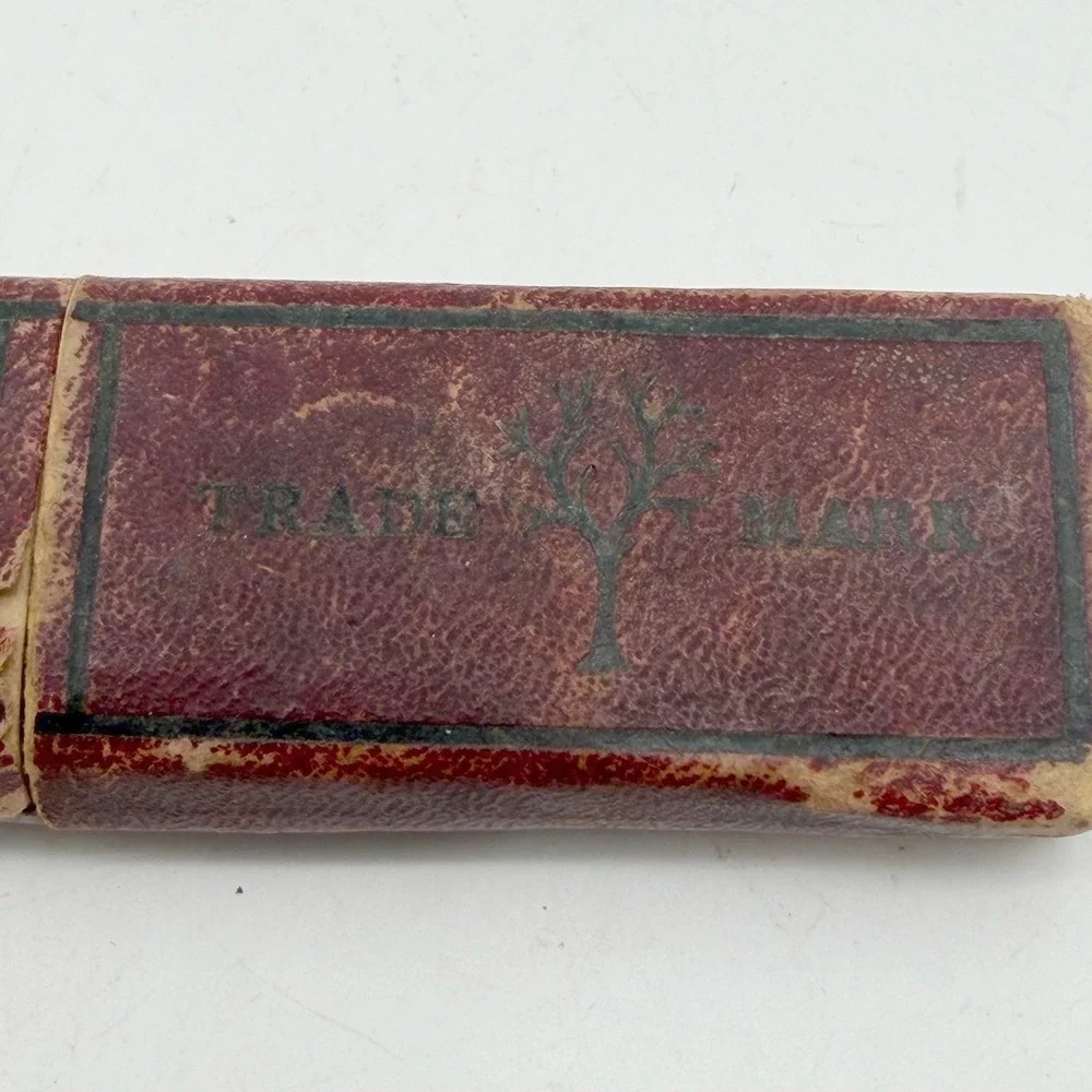 Vintage H. Boker & Co Unrivaled Straight Razor Germany with Original Case